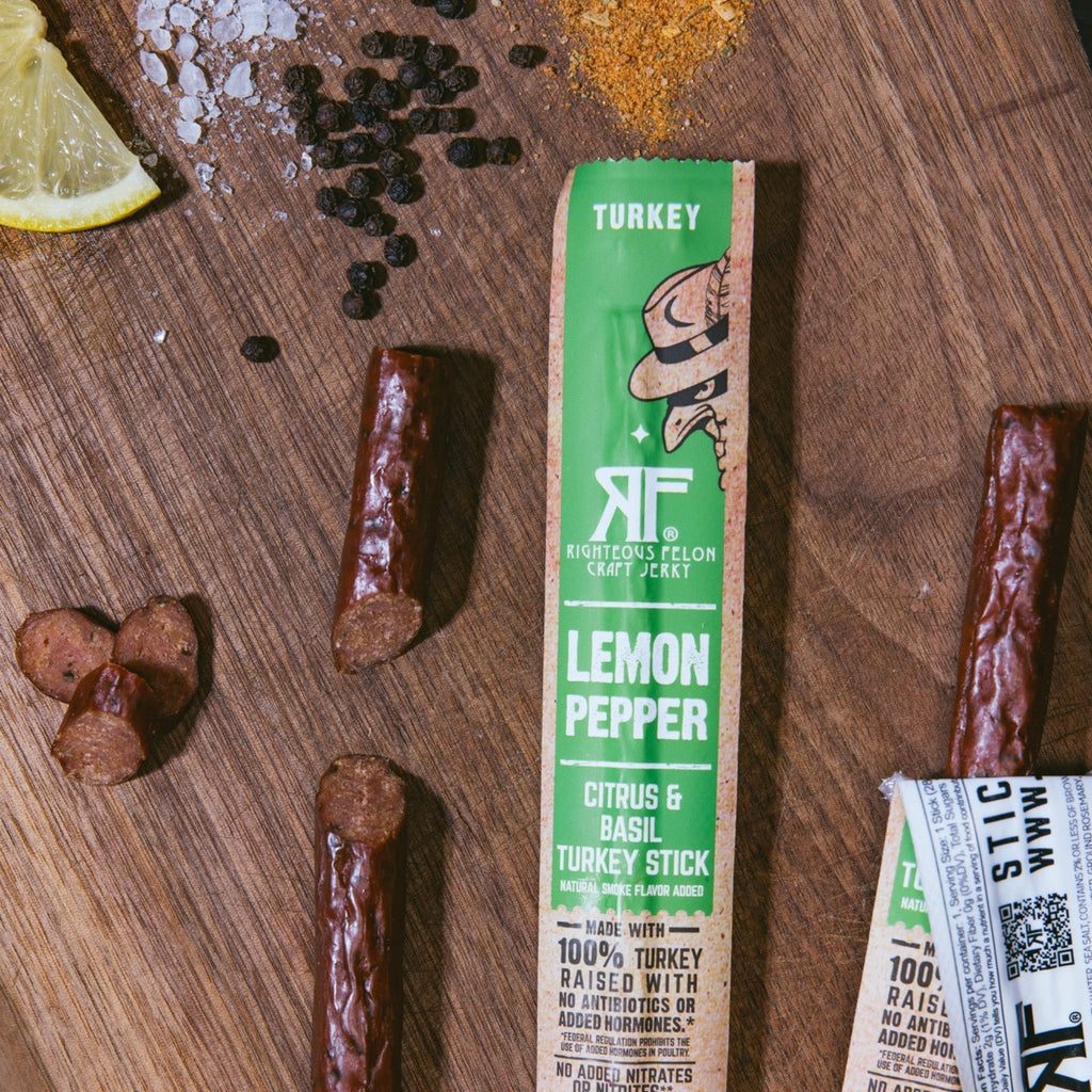 Lemon Pepper Turkey Stick (10-Pack) O1