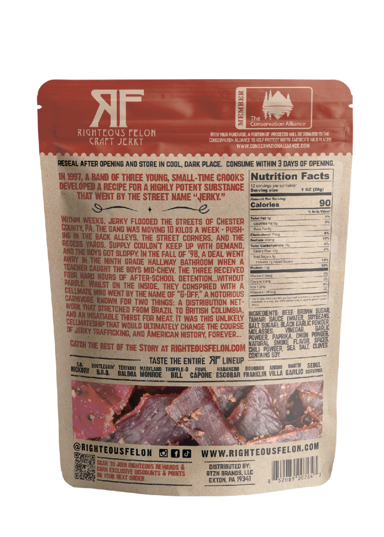Darth Garlic Beef Jerky 12oz V7