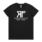 Women's Black & White Basic T-Shirt A1
