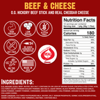 NEW Side-by-Side Beef & Cheese Sticks (10ct Caddy/1.75oz ea) Z6